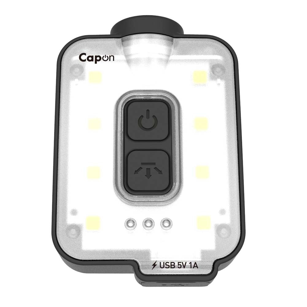 クレイモア（CLAYMORE） ヘッドライト LEDライト キャップオン Capon 40B Black CLP-210BK-XB キャンプ 釣り 防災