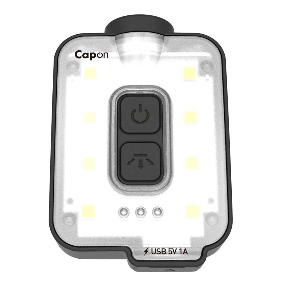 クレイモア（CLAYMORE） ヘッドライト アウトドア 防災 非常用 災害 LEDライト キャップオン Capon 40B Black CLP-210BK-XB