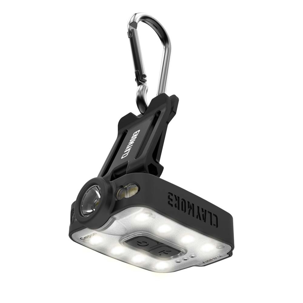 クレイモア（CLAYMORE） ヘッドライト アウトドア 防災 非常用 災害 LEDライト キャップオン Capon 40B Black CLP-210BK-XB