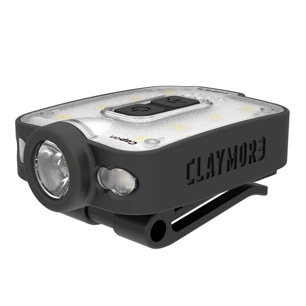 クレイモア（CLAYMORE） ヘッドライト アウトドア 防災 非常用 災害 LEDライト キャップオン Capon 40B Black CLP-210BK-XB
