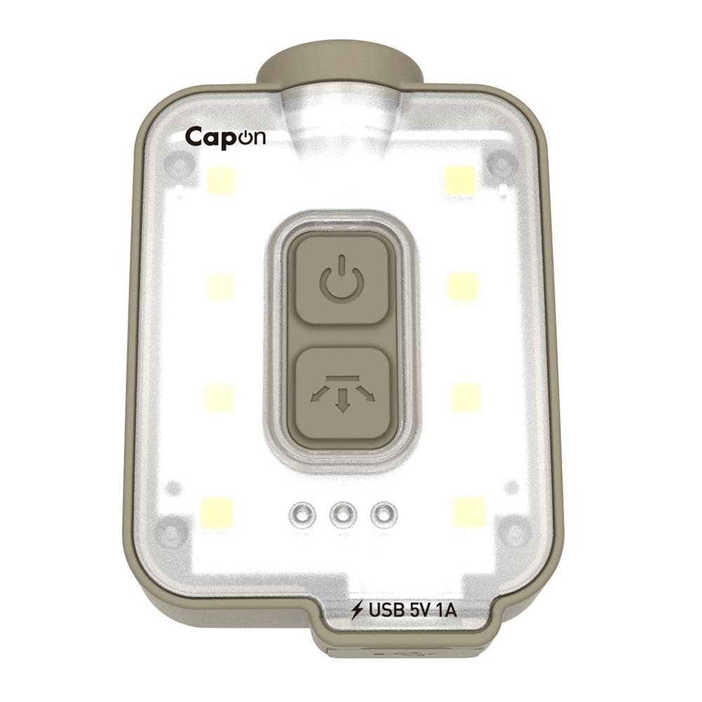 クレイモア（CLAYMORE） ヘッドライト アウトドア 防災 非常用 災害 LEDライト キャップオン Capon 40B Tan CLP-210TN-XB
