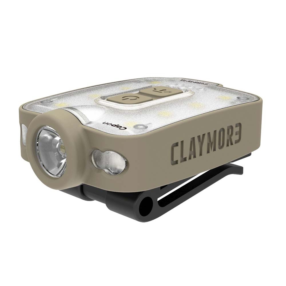 クレイモア（CLAYMORE） ヘッドライト アウトドア 防災 非常用 災害 LEDライト キャップオン Capon 40B Tan CLP-210TN-XB