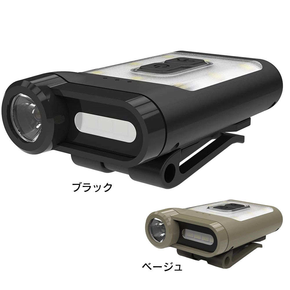 クレイモア（CLAYMORE） ヘッドライト アウトドア 防災 非常用 災害 LEDライト キャップオン Capon65A+ TN CLP-330TN-XB