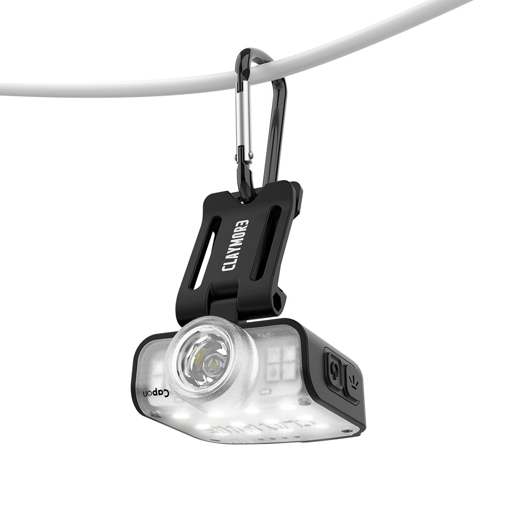 クレイモア（CLAYMORE） ヘッドライト アウトドア 防災 非常用 災害 LEDライト キャップオン Capon 80C Black CLP-800BK-XB モーションセンサー機能搭載
