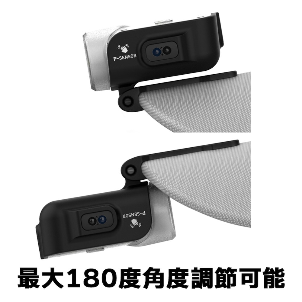 クレイモア（CLAYMORE） ヘッドライト アウトドア 防災 非常用 災害 LEDライト キャップオン Capon 80C Black CLP-800BK-XB モーションセンサー機能搭載