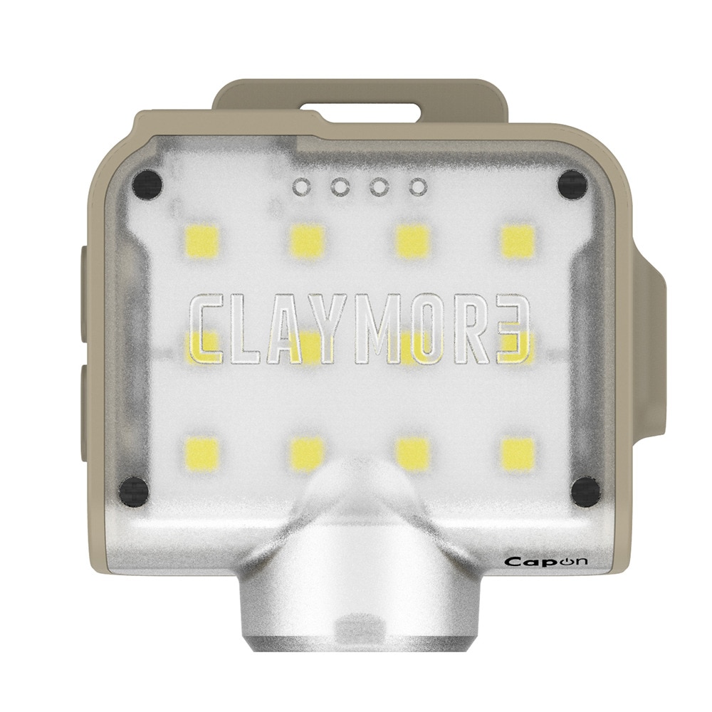 クレイモア（CLAYMORE） ヘッドライト アウトドア 防災 非常用 災害 LEDライト キャップオン Capon 80C Tan CLP-800TN-XB モーションセンサー機能搭載