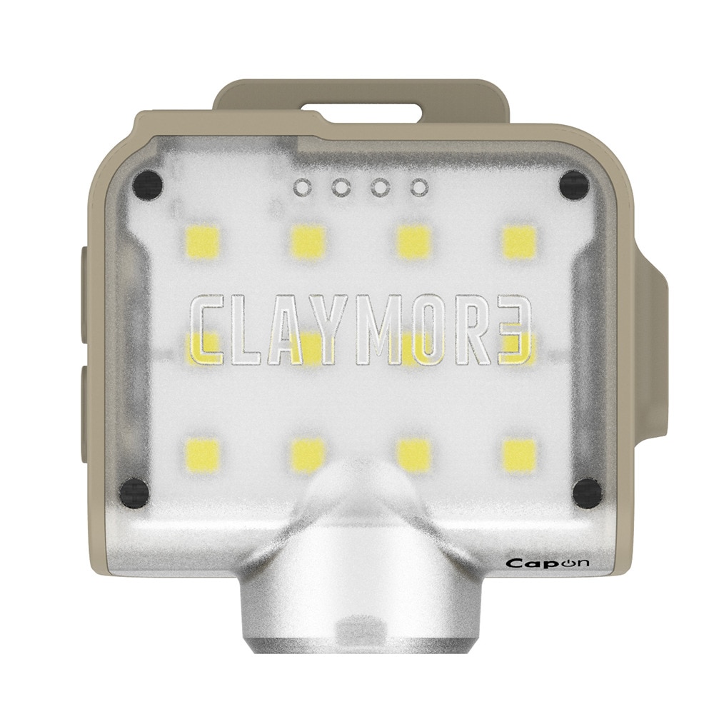 クレイモア（CLAYMORE） ヘッドライト LED ランタン キャップオン Capon 80C Tan CLP-800TN-XB キャンプ 釣り 防災