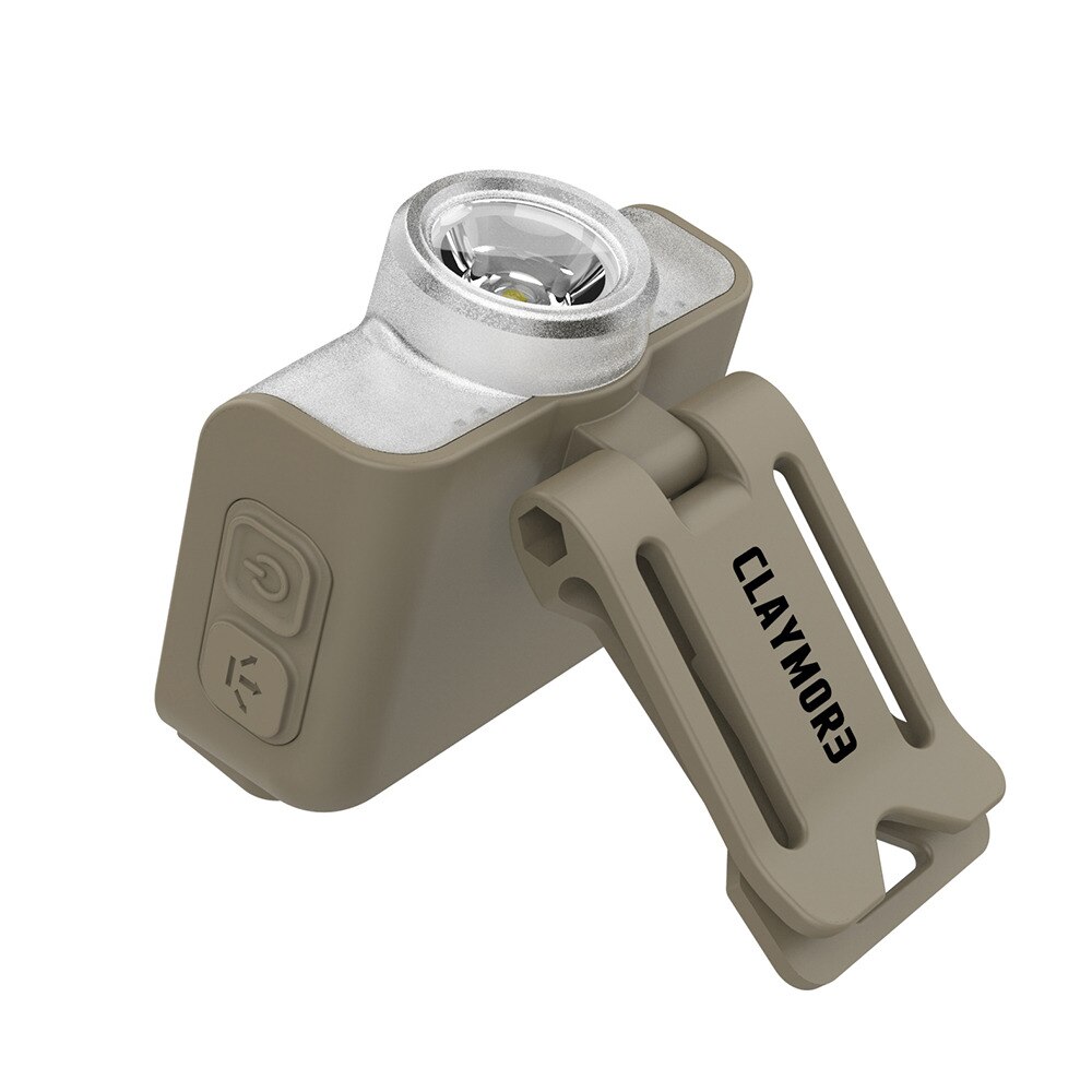 クレイモア（CLAYMORE） ヘッドライト アウトドア 防災 非常用 災害 LEDライト キャップオン Capon 80C Tan CLP-800TN-XB モーションセンサー機能搭載