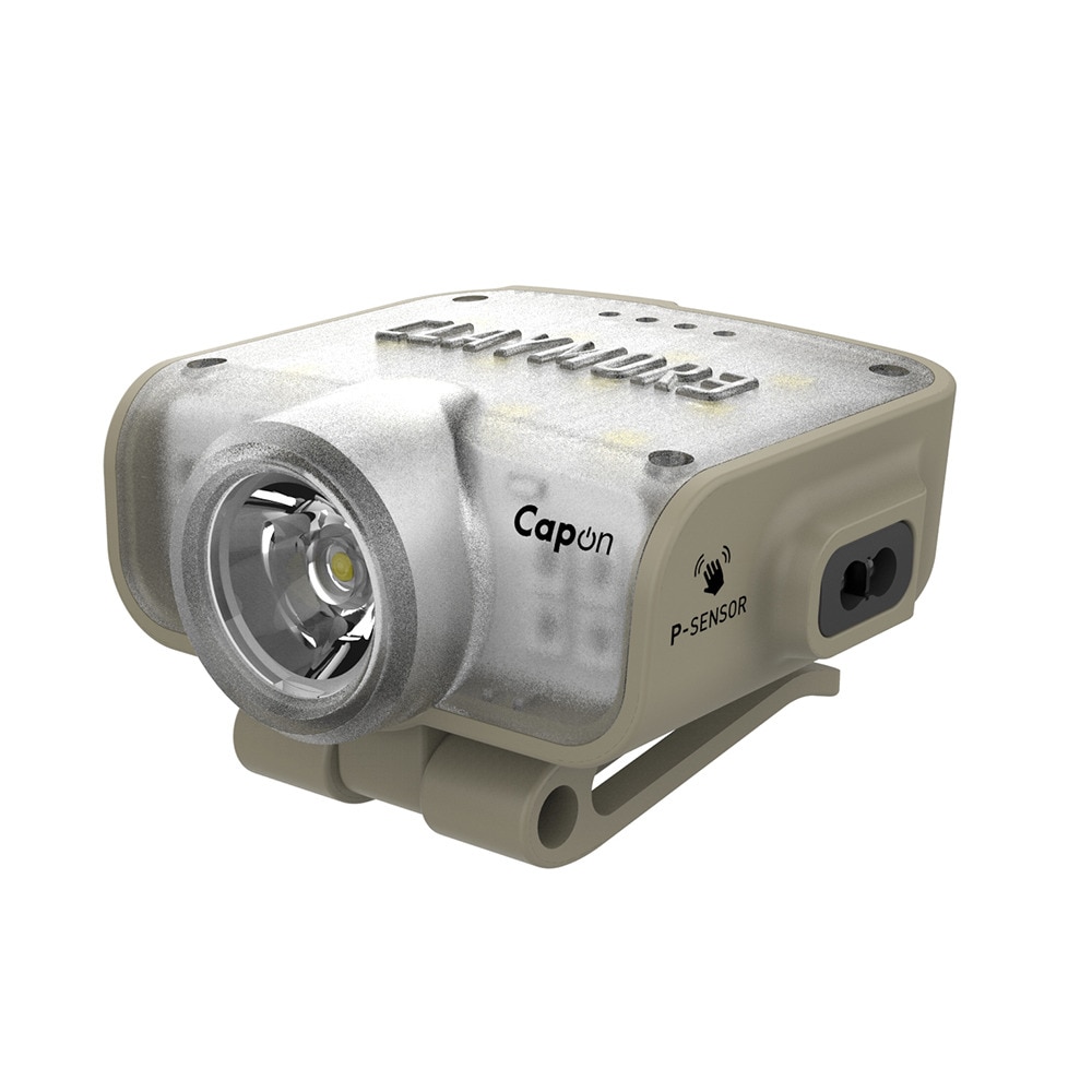クレイモア（CLAYMORE） ヘッドライト アウトドア 防災 非常用 災害 LEDライト キャップオン Capon 80C Tan CLP-800TN-XB モーションセンサー機能搭載
