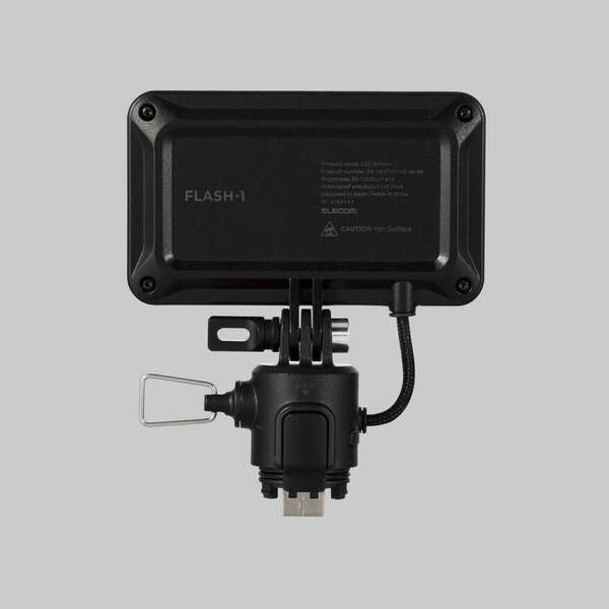 エレコム（ELECOM）（メンズ、レディース）ランタン LED ライト NESTOUT FLASH-1 DE-NEST-GFL01BK ブラック 収納袋付