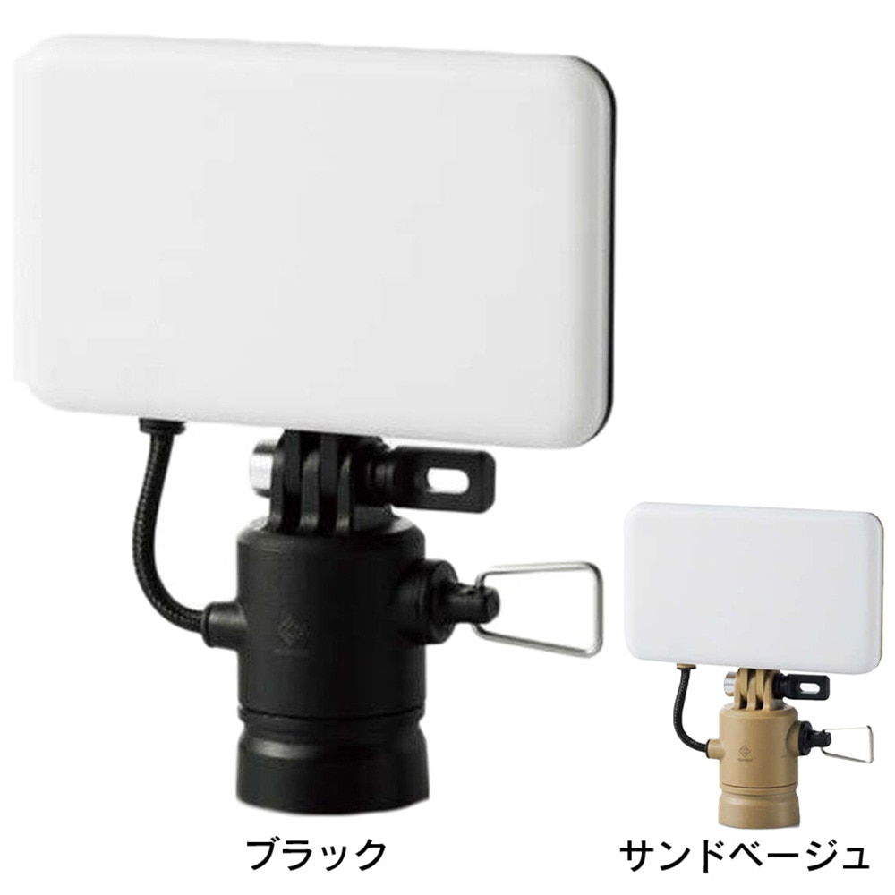 エレコム（ELECOM） 防災 非常用 災害 ランタン LED ライト  キャンプ NESTOUT FLASH-1 DE-NEST-GFL01BK 収納袋付
