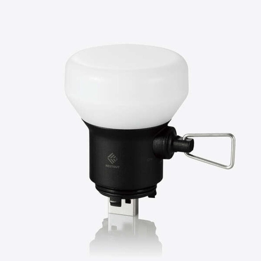 エレコム（ELECOM） 防災 防災用品 非常用 災害 ランタン LED ライト NESTOUT LAMP-1 DE-NEST-GLP01BK 明るさ調節