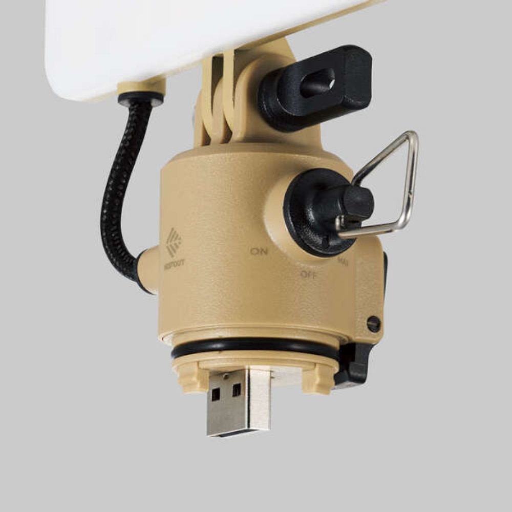 エレコム（ELECOM） LED ランタン キャンプ NESTOUT LAMP-1 MAX350lm DE-NEST-GFL01BE