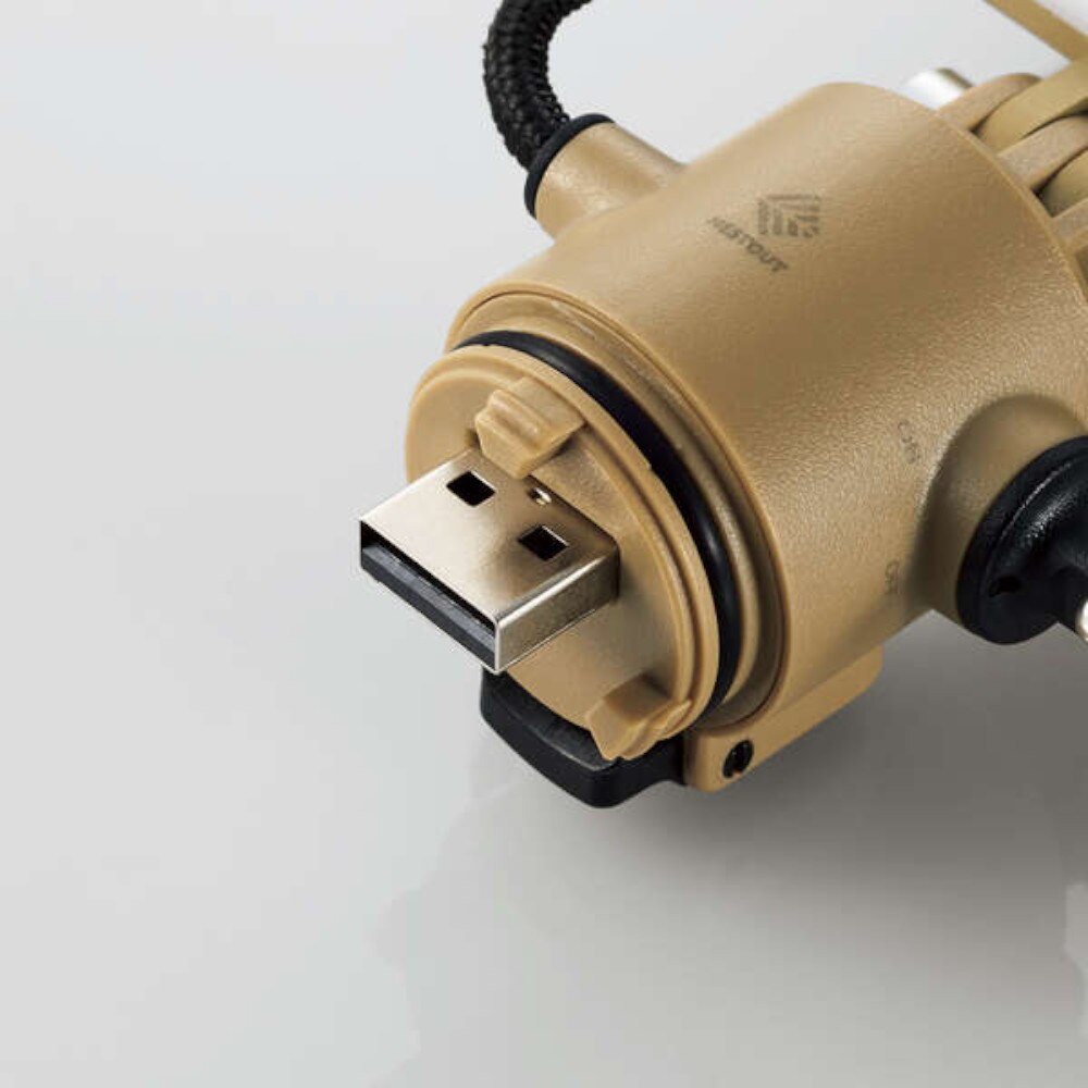 エレコム（ELECOM） 防災 防災用品 非常用 災害 LED ランタン キャンプ NESTOUT LAMP-1 MAX350lm DE-NEST-GFL01BE