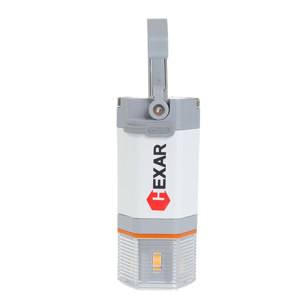 ヘキサー（HEXAR） コンパクト LEDランタン 充電式 小型 アウトドア キャンプ UL3 WHT