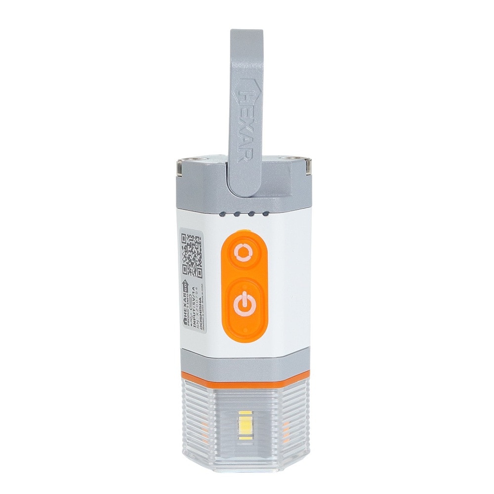 ヘキサー（HEXAR） コンパクト LEDランタン 充電式 小型 アウトドア キャンプ UL3 WHT