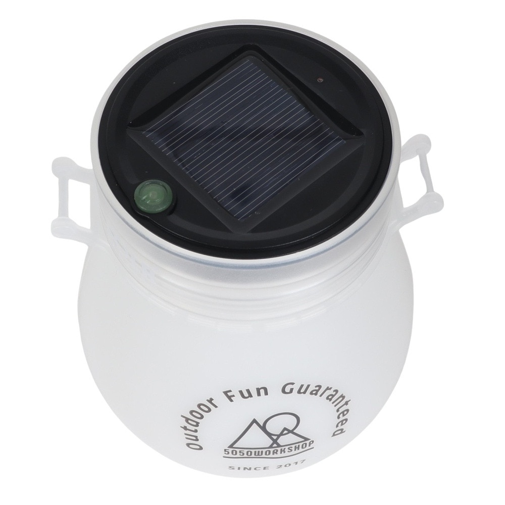 5050WORKSHOP（5050WORKSHOP） ソーラーランタン 防災 アウトドア 防水 LEDライト ソーラー充電 SOLR LANTERN 0385WS4022 コンパクト収納