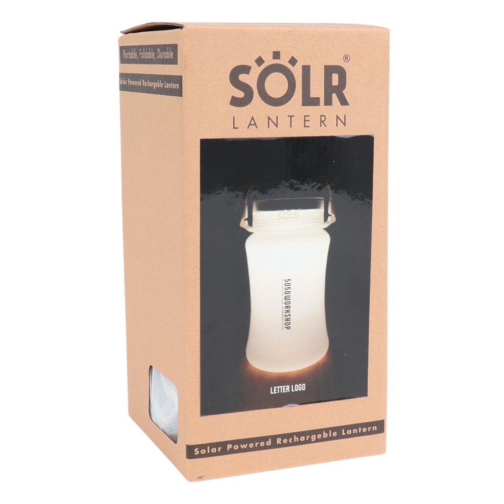 5050WORKSHOP（5050WORKSHOP） ソーラーランタン 防災 アウトドア 防水 LEDライト ソーラー充電 SOLR LANTERN 0385WS4027