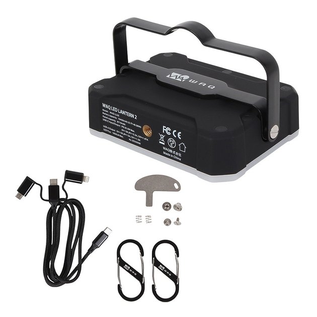 ワック（WAQ） ライト LED ランタン2 BLK | アウトドア・キャンプ用品 