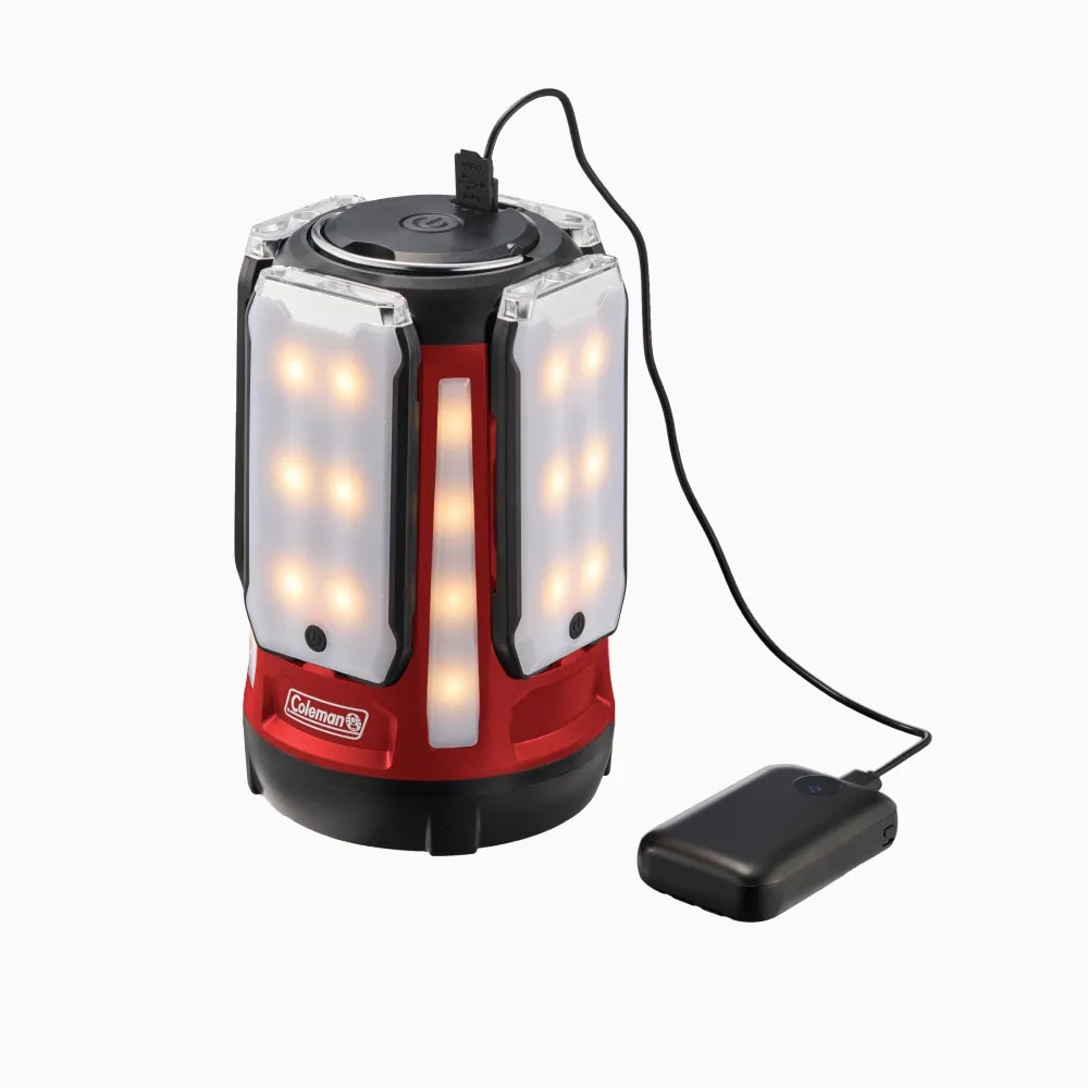 コールマン（Coleman） LED ライト クアッドマルチパネルランタンplus レッド 2218786