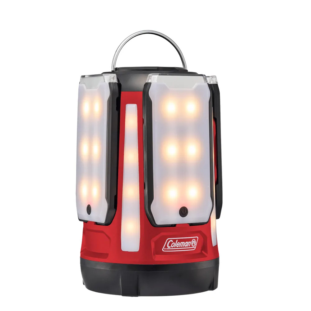 コールマン（Coleman） LED ライト クアッドマルチパネルランタンplus レッド 2218786