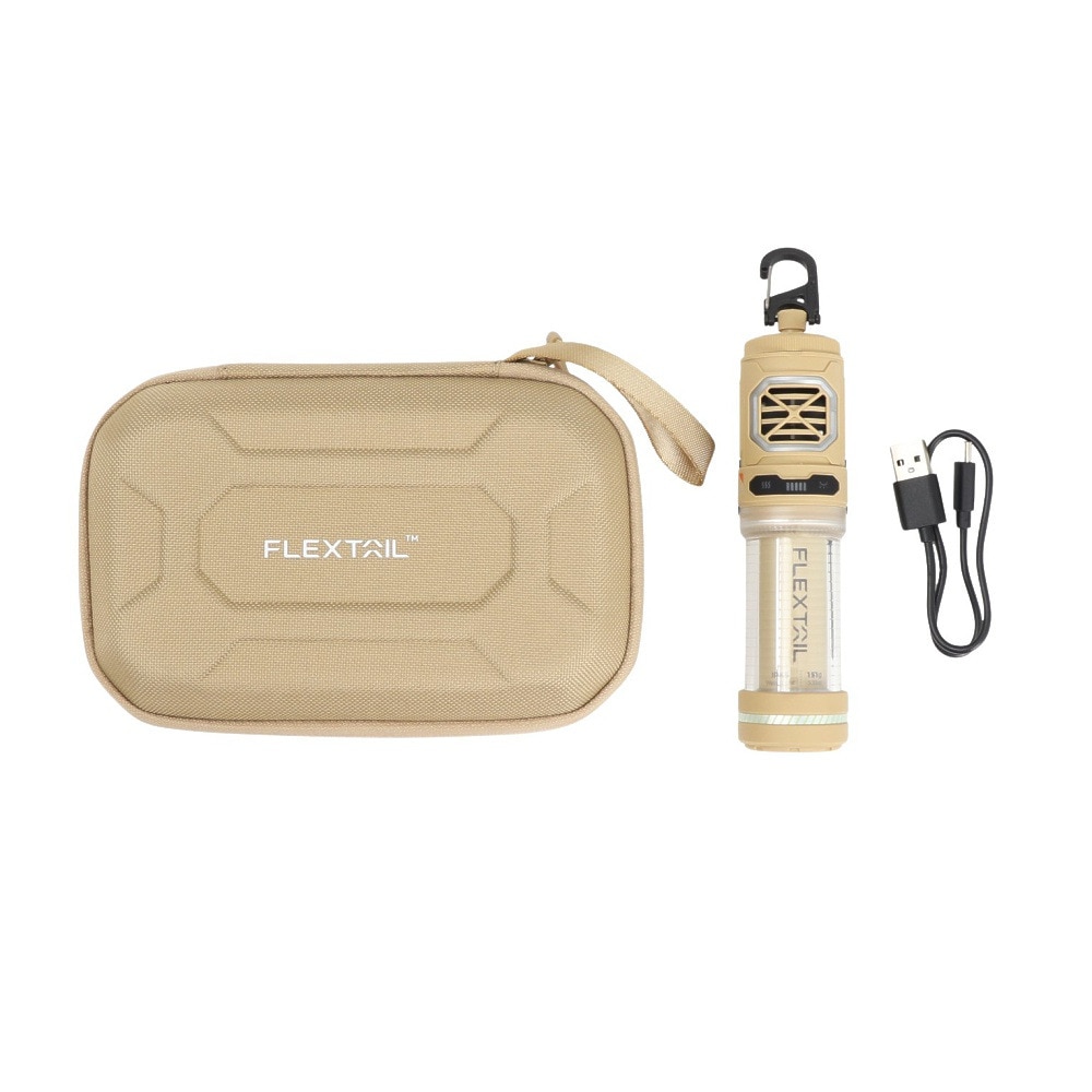 フレックステール（FLEXTAIL） タイニーリペル S-2-in-1 ポータブル蚊よけ器 照明付き サンド