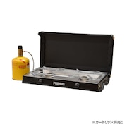 ガスコンロ アウトドア キャンプ BBQ キンジャ ブラック P-CKJ-2 ガス ツーバーナー キャンプ用品