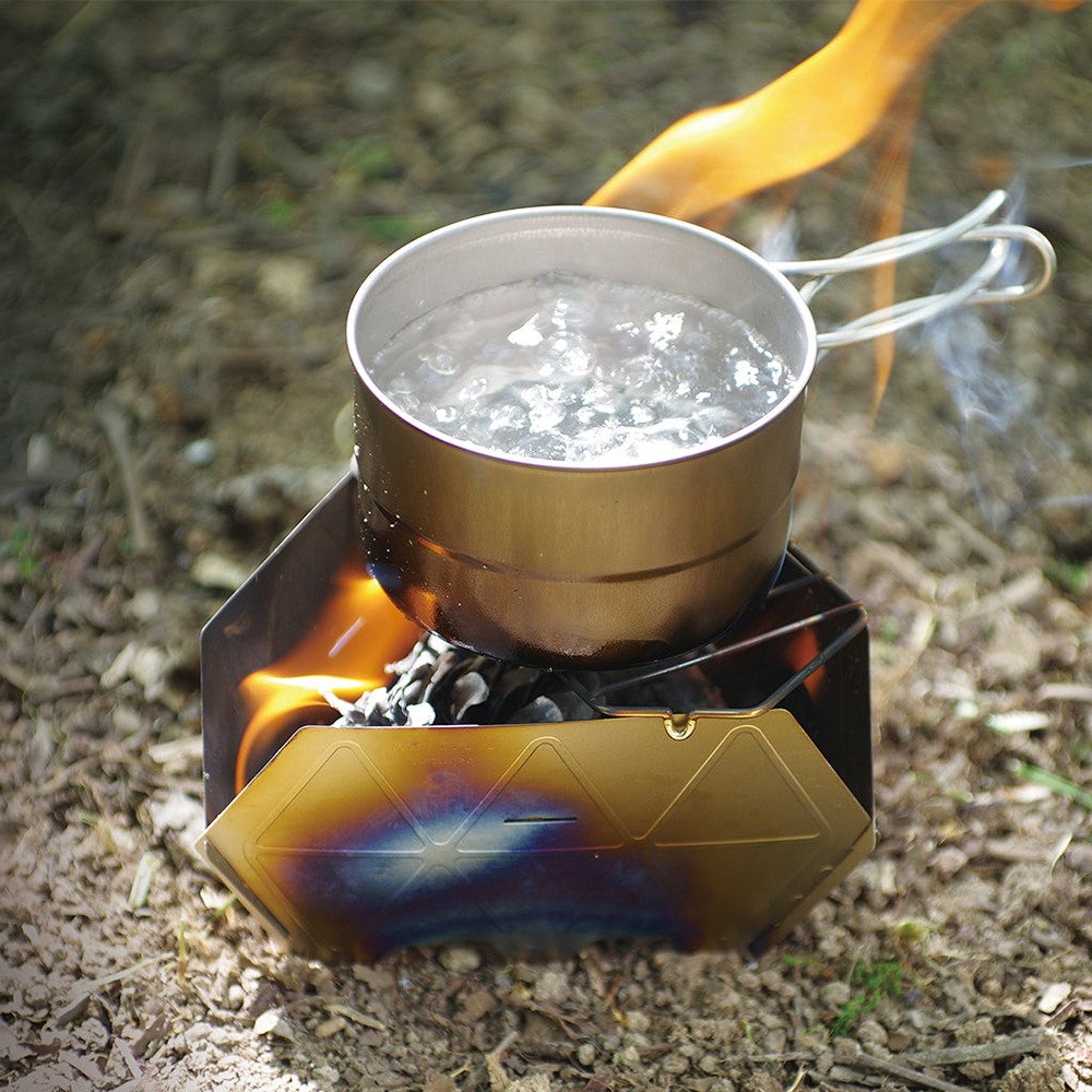 ベルモント（belmont） バーナー小物 キャンプ チタンテトラストーブグリルセット BM548