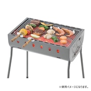 バンドック（BUNDOK）（メンズ、レディース）ツーウェイグリル45 BD-413 キャンプ BBQ バーベキュー レジャー 高さ2段階調節 料理