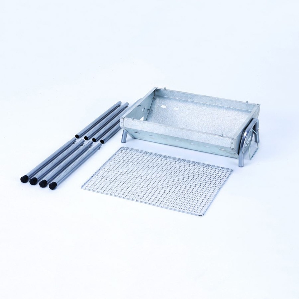 ホールアース（Whole Earth） バーベキュー グリル BBQ GRILL 40 高さ2段階調整 WE23DF63 SLR キャンプ BBQ バーベキュー