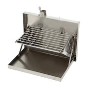 ホールアース（Whole Earth） LAPTOP GRILL ラップトップ グリル WE2KDF02 SLR 卓上 BBQ バーベキュー キャンプ 折りたたみ コンパクト ※お一人様一点限り