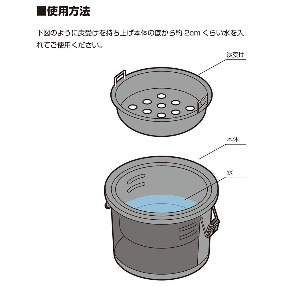 バンドック（BUNDOK） 七輪 バーベキュー コンロ キャンプ メッシュ七輪 BD-373BK