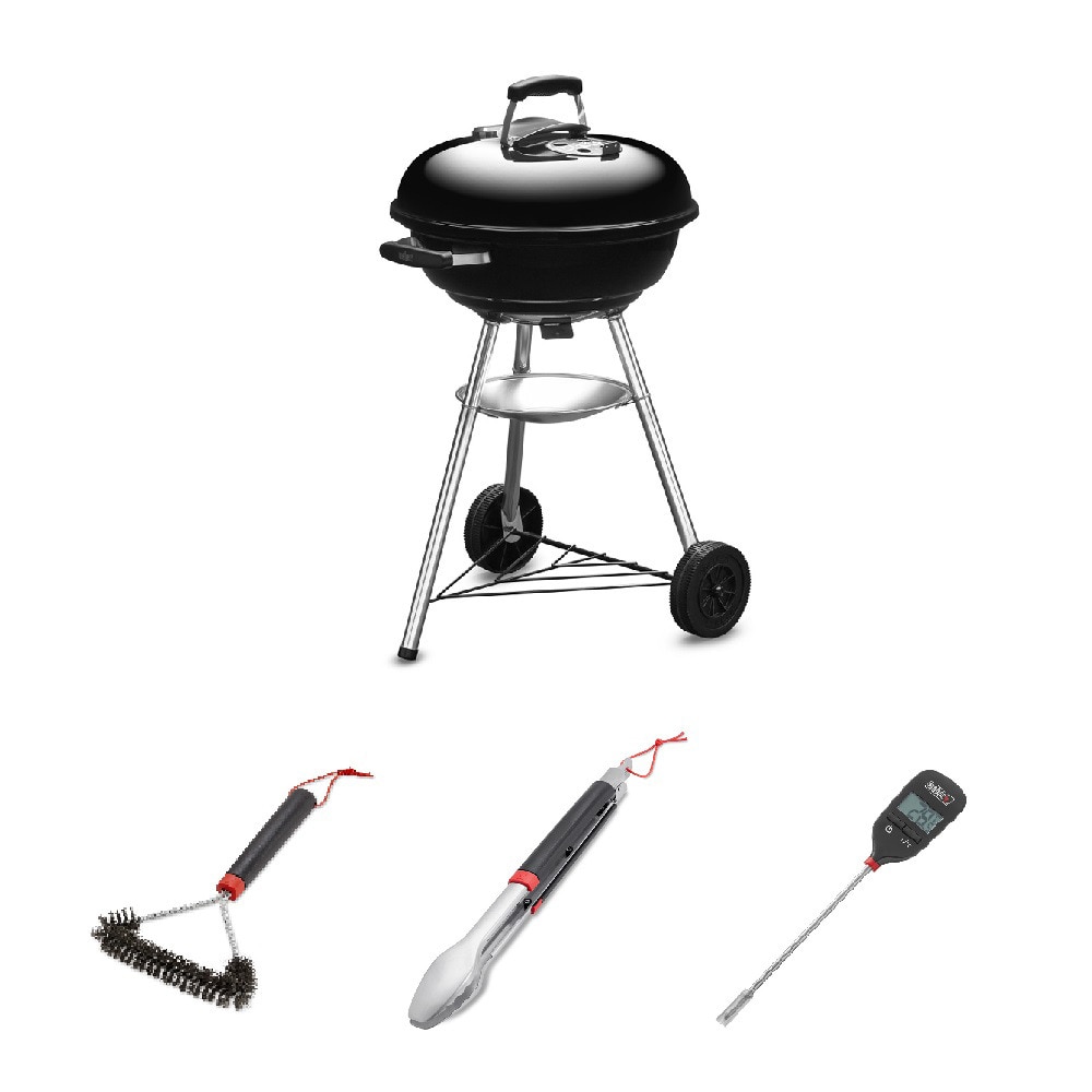 ウェーバー（WEBER） バーベキューグリル BBQ キャンプ 47CM COMPACT スターターセット 1501363