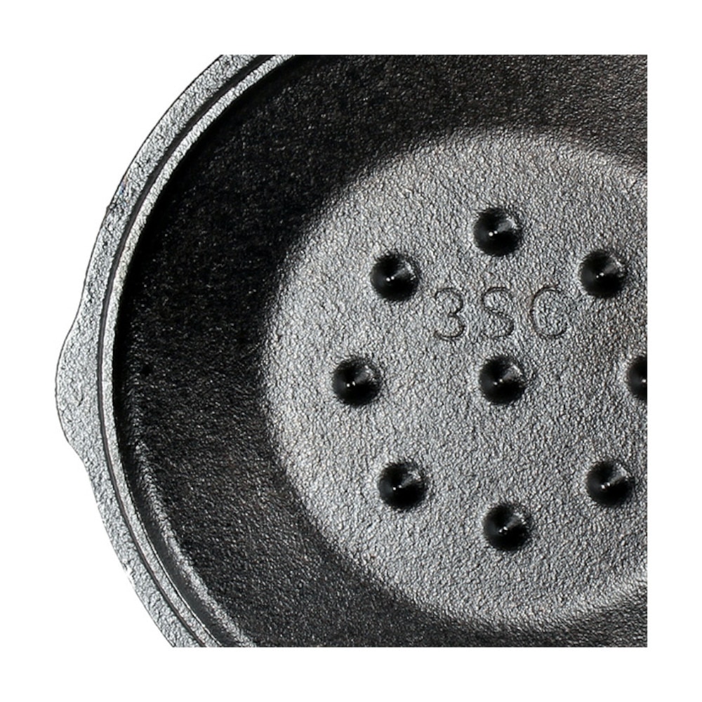 ロッジ（LODGE） バーベキュー BBQ スキレットカバー 6-1/2インチ L3SC3 19240023001006 調理器具 フタ 蓋 キャンプ用品