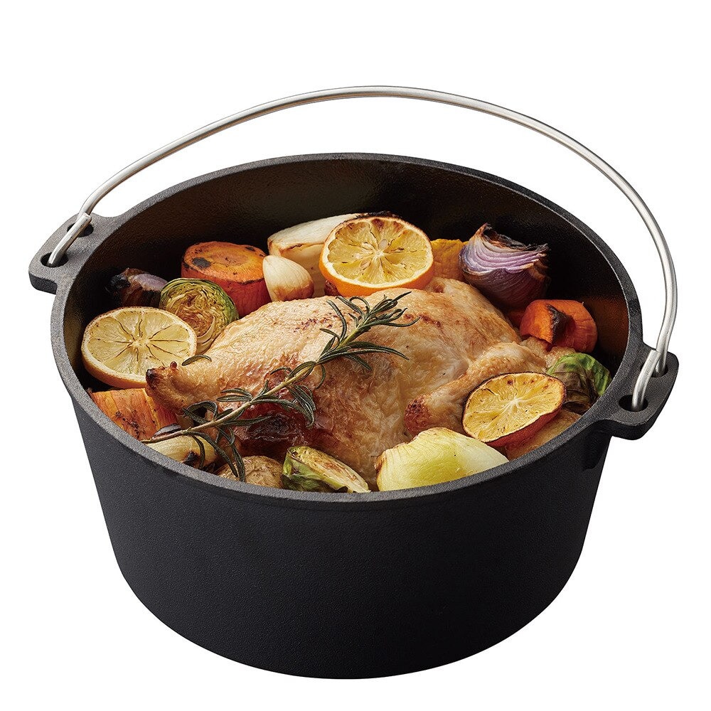 コールマン（Coleman） すぐ調理可能 植物性オイル仕上げ オーブン バーベキュー BBQ キャンプ ダッチ10インチ 2000039256