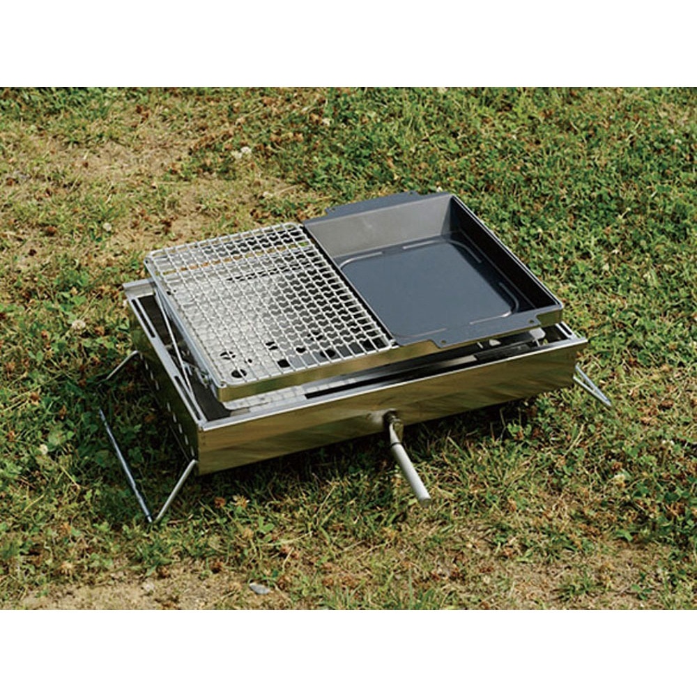 スノーピーク（snow peak） 焼アミステンレスハーフ Pro. Grill Stainless Half Pro. S-029HA コンロ 替え網 バーベキュー