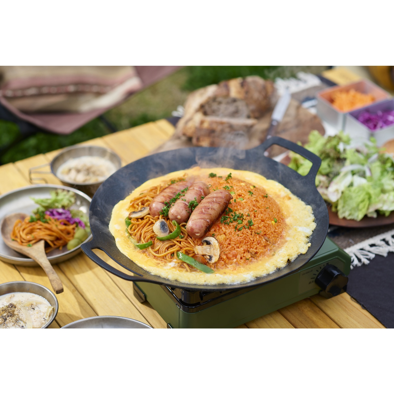 JHQ（JHQ） バーベキュー BBQ 鉄板 キャンプ 鉄板マルチグリドル ディープ 29cm MT0206FJ