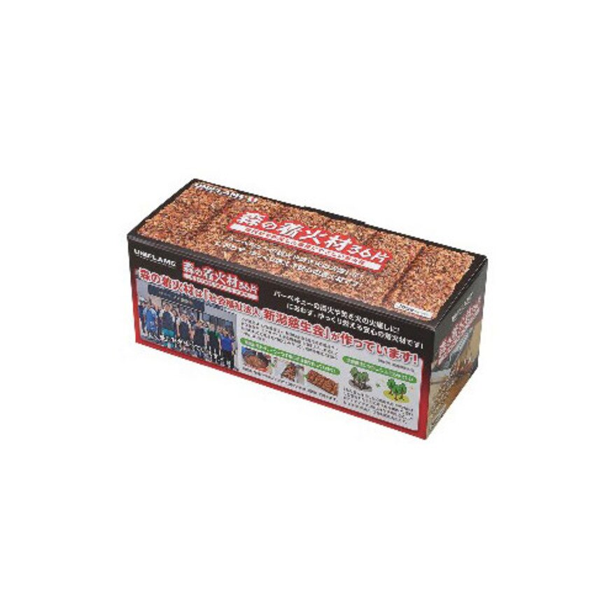 森の着火材 36片 6651 キャンプ バーベキュー 着火剤 ユニフレーム エルブレス