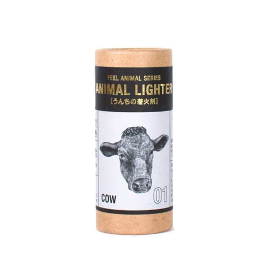 アニマルライター（ANIMAL LIGHTER） 着火剤 燃料 うんちの着火剤 ウシSサイズ CT0009-1-S アウトドア キャンプ