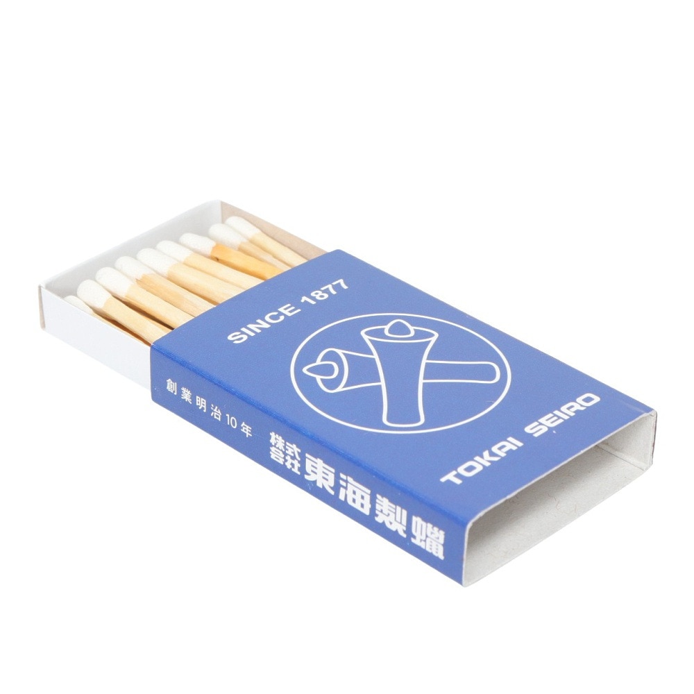 東海製蝋（TOKAI-SEIRO） 着火剤 燃料 BBQ 焚き火 キャンプ らくらくチャッカー 50g 箱入 マッチ付き 163-53