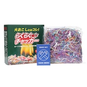 着火剤 燃料 BBQ 焚き火 キャンプ らくらくチャッカー 50g 箱入 マッチ付き 163-53