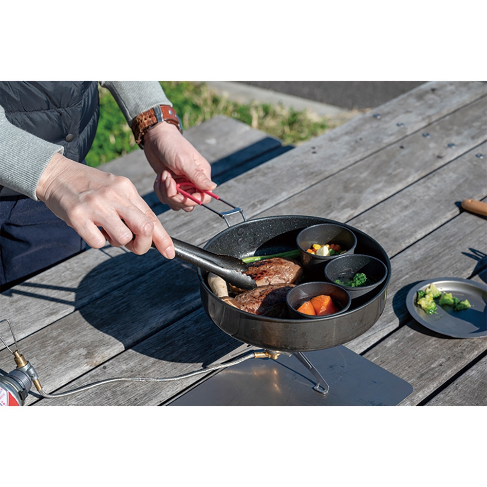 エバニューCAMP（EVERNEWCAMP） 調理器具 トング キャンプ BBQ バーベキュー NANITSUCAM EBY656