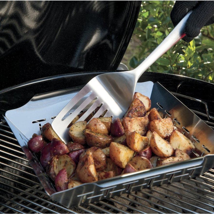 ウェーバー（WEBER） キャンプ バーベキュー ベジタブルバスケット ラージ 6434