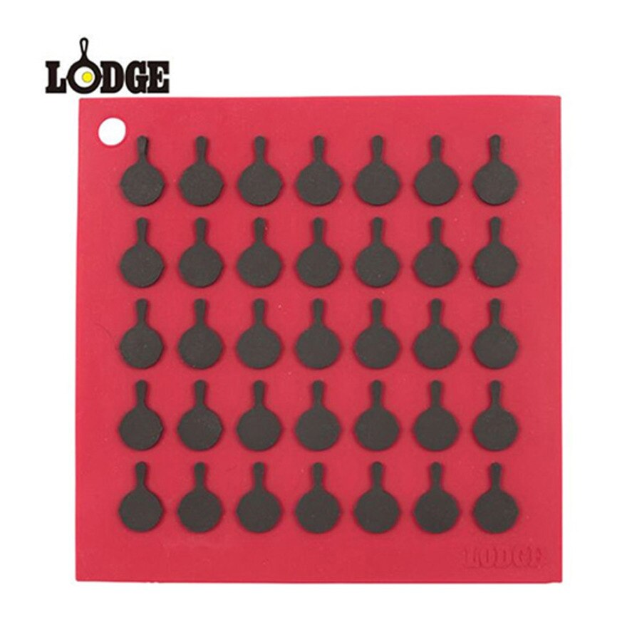 ロッジ（LODGE） ロッジ LODGE シリコーン スクエア トリベットスキレットロゴ AS7S 19240095004000 キャンプ用品 調理器具