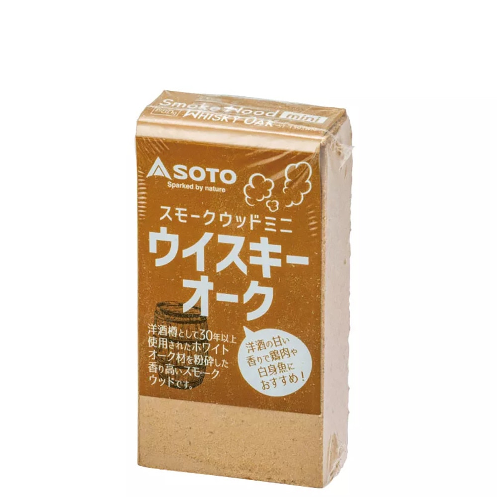 ソト（SOTO） 燻製 チップ スモークチップ スモークウッド キャンプ スモークウッドミニ ウィスキーオーク ST-1393WM