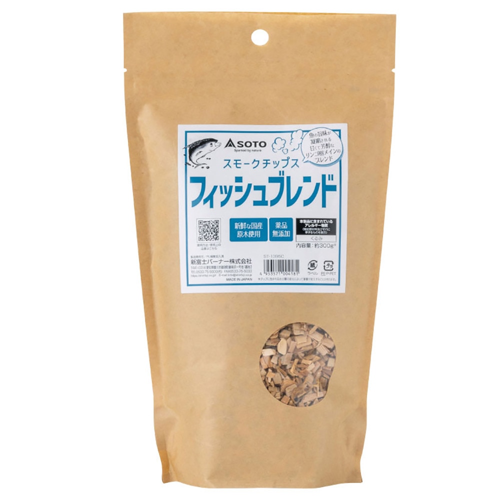 ソト（SOTO） 燻製 チップ スモークウッド スモークチップス フィッシュブレンド ST-1395C