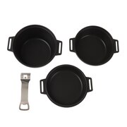 シービージャパン（メンズ、レディース、キッズ）クッカー キャンプ 鍋 3点セット CBJ865728 調理器具 スタッキング アウトドア キッチン用品