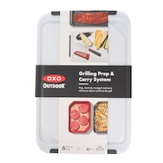 OXO（OXO） 食器 クッカー まな板 トレイ セット グリル プレップ&キャリーセット 040030001231 アウトドア キャンプ