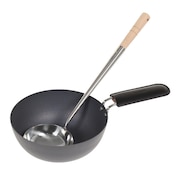 中華鍋 おたま 2点セット 蒸三条製 ダブルファイバー 18cm A-77691