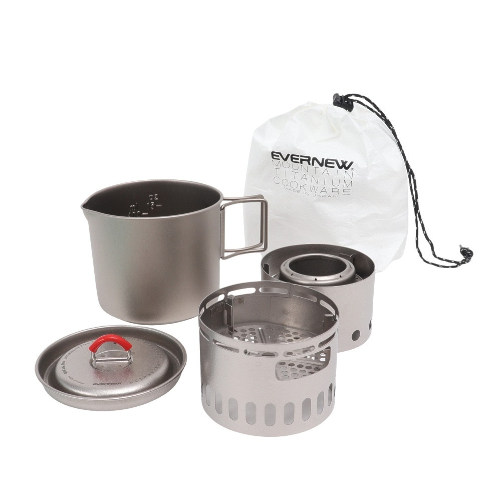 エバニュー（EVERNEW） クッカー キャンプ アウトドア ソロ Ti Mug pot